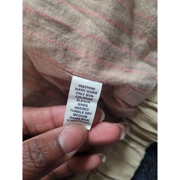 Vtg Y2K Gap Corduroy Wmn Jacket Beige Full Zip Trucker - Picture 9 of 15